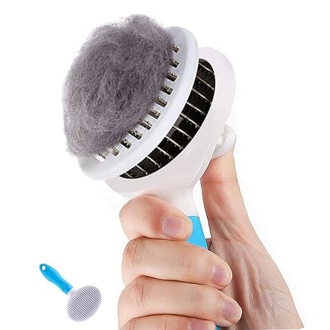 Cat Brush Self Cleaning Slicker Brushes for Shedding and Grooming